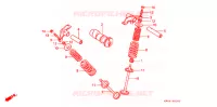 ARBRE A CAMES pour Honda XR 100 de 1988