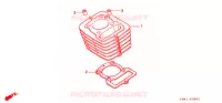 CYLINDRE pour Honda XR 100 de 1991
