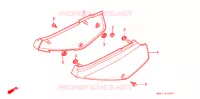 COUVERCLES LATERAUX pour Honda XR 100 de 1997