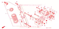 AMORTISSEUR ARRIERE pour Honda XR 100 de 1998