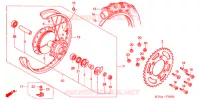 ROUE ARRIERE pour Honda XR 200 R de 2002