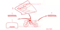 AUTOCOLLANTS pour Honda XR 200 R de 2002