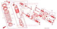 AMORTISSEUR ARRIERE pour Honda XR 200 R de 1999