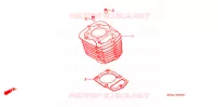 CYLINDRE pour Honda XR 200 R de 1999