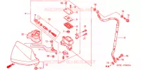 MAITRE CYLINDRE DE FREIN AVANT pour Honda XR 250 MOTARD de 2006