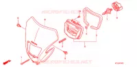PHARE (XR2506/7) pour Honda XR 250 MOTARD de 2006