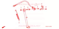 BEQUILLE LATERALE pour Honda XR 250 BAJA de 2003