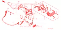 FEU ARRIERE pour Honda XR 250 L de 1991