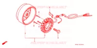ALTERNATEUR pour Honda XR 250 L de 1991