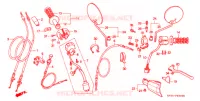 COMMODOS   POIGNEES pour Honda XR 250 L de 1991
