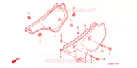 COUVERCLES LATERAUX pour Honda XR 250 L de 1991