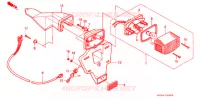 FEU ARRIERE pour Honda XR 250 L de 1991