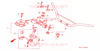 GUIDON pour Honda XR 250 L de 1991