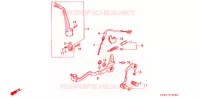 PEDALE pour Honda XR 250 L de 1991