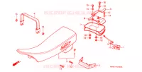 SELLE pour Honda XR 250 L de 1991
