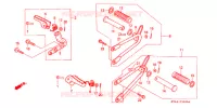 REPOSE PIED pour Honda XR 250 L de 1992