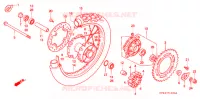 ROUE ARRIERE pour Honda XR 250 L de 1992