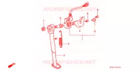 BEQUILLE pour Honda XR 250 L de 1994