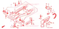 BRAS ARRIERE pour Honda XR 250 L de 1994