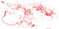 FEU ARRIERE pour Honda XR 250 L de 1994