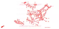 CADRE pour Honda XR 250 L de 1995