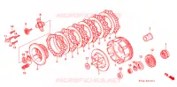 EMBRAYAGE pour Honda XR 250 L de 1995