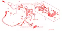 FEU ARRIERE pour Honda XR 250 L de 1995