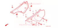 COUVERCLES LATERAUX pour Honda XR 250 L de 1996