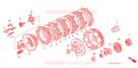 EMBRAYAGE pour Honda XR 250 L de 1996
