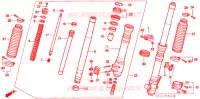 FOURCHE pour Honda XR 250 R de 2004