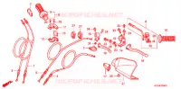 LEVIER DE GUIDON   CABLE pour Honda XR 250 R de 2004