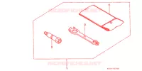 OUTIL pour Honda XR 250 R de 2004