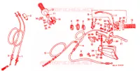 COMMODOS   POIGNEES pour Honda XR 250 R de 1988