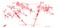ARBRE A CAMES pour Honda XR 250 R de 1989