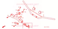 GUIDON pour Honda XR 250 R de 1991