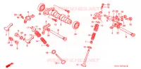 ARBRE A CAMES pour Honda XR 250 R de 1993