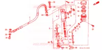 MAITRE CYLINDRE DE FREIN ARRIERE pour Honda XR 250 R de 1993