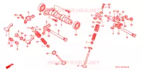 ARBRE A CAMES pour Honda XR 250 R de 1994