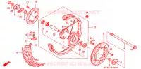 ROUE ARRIERE pour Honda XR 250 R de 1996