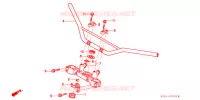 GUIDON pour Honda XR 250 R de 1998