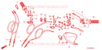 LEVIER DE GUIDON   CABLE pour Honda XR 250 R de 1998
