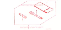 OUTIL pour Honda XR 250 R de 1998