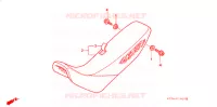 SELLE pour Honda XR 250 R de 1998