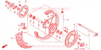 ROUE ARRIERE pour Honda XR 250 R de 2000