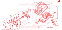 FEU ARRIERE pour Honda XR 250 With speed warning light de 1995