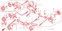 CLIGNOTANT pour Honda XR 250 With speed warning light de 1996
