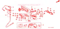 COMPTEUR (1) pour Honda XR 250 With speed warning light de 1996
