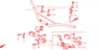 GUIDON   TE DE FOURCHE pour Honda XR 250 With speed warning light de 1996