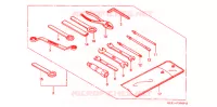OUTIL pour Honda XR 250 With speed warning light de 1996