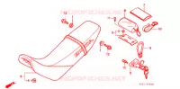 SELLE pour Honda XR 250 With speed warning light de 1996